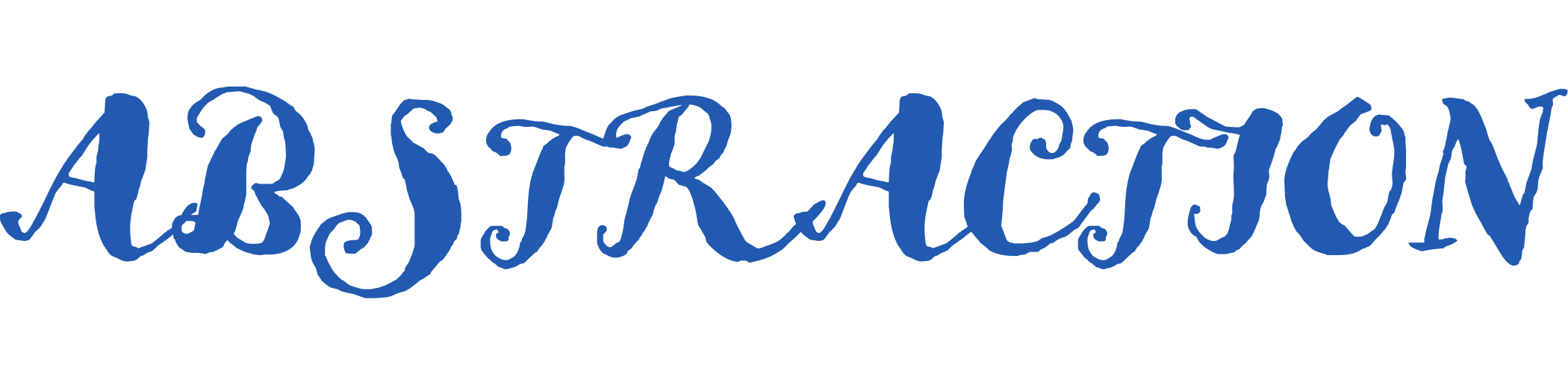 abstraction wordmark abstraction wordmark